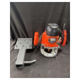 Black and Decker Plunge Router Model RP200 with Hitch Mount Bracket
