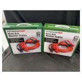 Lot of Two Pittsburgh Automotive Heavy Duty Booster Cables