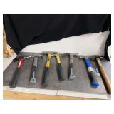 Assorted Hammer Collection Including Kobalt and Pittsburgh Brands