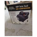 Central Pneumatic 2HP Twin Tank Air Compressor