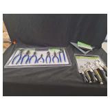 Pittsburgh Hand Tool Assortment Including Plier Sets and Rafter Square