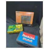 Makita, Warrior, and Pittsburgh Drill Bit and Screw Extractor Assortment