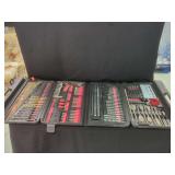 Comprehensive Drill Bit and Driver Accessory Set in Molded Plastic Case
