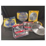 Assorted Saw Blades Lot by Irwin, Dewalt, and Admiral