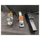 Lot of Three Towing Ball Mounts and Hitches