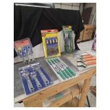 Assorted Hand Tool Sets and Pneumatic Accessories