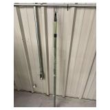 Telescopic Five-Prong Fishing Spear with Green Aluminum Shaft