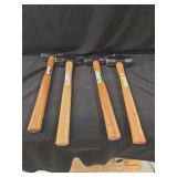 Lot of Four Pittsburgh 2 lb. Drilling Hammers