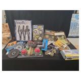 Assorted Hardware and Power Tool Accessories Lot