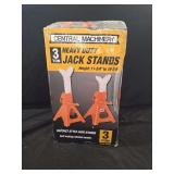 Central Machinery 3 Ton Heavy Duty Jack Stands