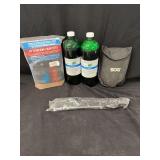 Assorted Outdoor and Utility Items Including SOG Folding Shovel and UV Killer Wash