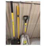 Lot of Three Shovels and Scraper