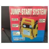 Chicago Electric Power Tools 12 Volt Jump-Start System and Power Supply