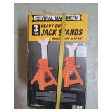 Central Machinery 3 Ton Heavy Duty Jack Stands