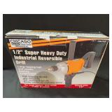 Chicago Electric Power Tools Industrial 1/2 Inch Super Heavy Duty Reversible Drill