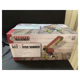Central Machinery 4 In. x 36 In. and 6 In. Belt and Disc Sander