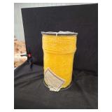 Spool of Yellow Twisted Polypropylene Rope