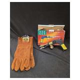 Harbor Freight Blow Torch with Piezo Start and Chicago Electric Welding Gloves