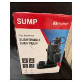 Utilitech Cast Aluminum Submersible Sump Pump 1/2 HP 55 GPM
