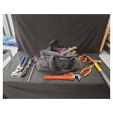 Assorted Hand Tool Lot with Canvas Bag