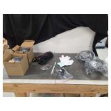 Automotive Fog Light Assembly Kit with Wiring Harness and Mounting Hardware