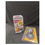 Central Hydraulics 6 Ton Bottle Jack and Olympia Tools Wire Brush Set