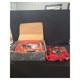 Assorted Extension Cords and Tool Roll