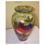 Painted Ceramic Vessel with Fruit Decoration