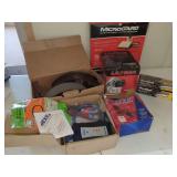Auto Parts Grouping Including NEXIQ USB-Link 2, Alternators, Brake Pads, & Spark Plug Cables
