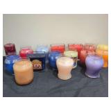 Assorted Scented Jar Candles Grouping