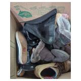 Assorted Footwear Collection Including Boots and Sandals