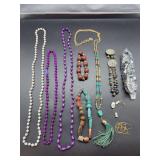 Fashion Jewelry Collection Including Beaded Necklaces and Bracelets