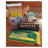 Assorted Ammunition Lot: Winchester 20 Gauge, Remington .223, and Remington Buckshot