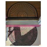 2 Half-Moon Door Mats