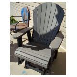 Poly Lumber Outdoor Glider Chair