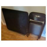 Folding Table and Chair Set
