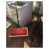 True Temper Cyclone Broadcast Spreader and Garden Hoses