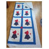Sunbonnet Sue Applique Quilt