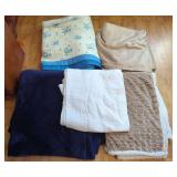 Assorted Bed Blankets Lot of Five
