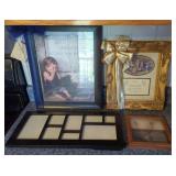 Assorted Decorative Wall Art and Picture Frame Grouping