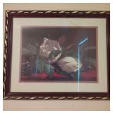 Framed Floral Still Life Print