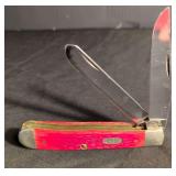 Case XX Red Bone Handle Folding Pocket Knife