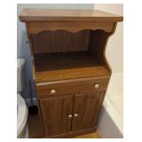 Wooden Hutch Cabinet with Lower Doors and Drawer