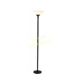 Hampton Bay 71.5 in. Black Floor Lamp 14 inch