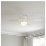 Littleton 42 in. LED Indoor White Ceiling Fan