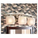 Hampton Bay Tamworth 3-Light Brushed Nickel