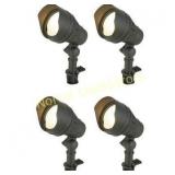 Hampton Bay Low-Voltage LED Outdoor Black flood