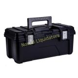 Husky 26 in. Plastic Tool Box with Metal Latches