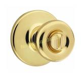 Kwikset	Tylo Polished Brass Privacy Bed/Bath Door