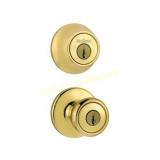 Kwikset	Tylo Polished Brass Knob Combo Pack
Like